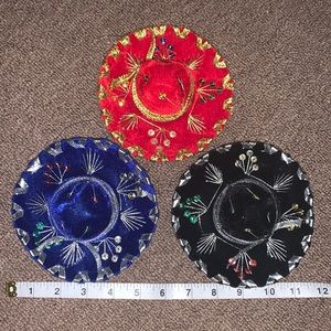 Mariachi mini hat ornaments